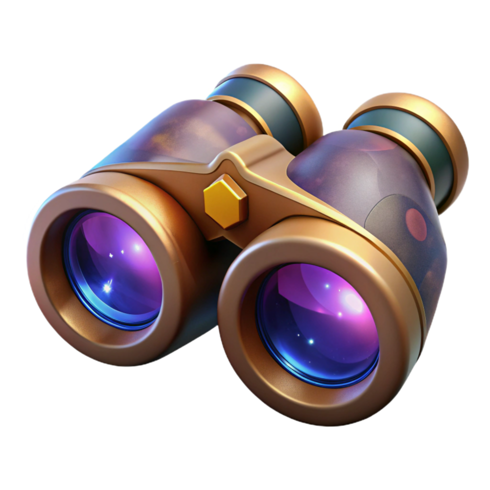 impressive modern Pair of Binoculars Isolated png