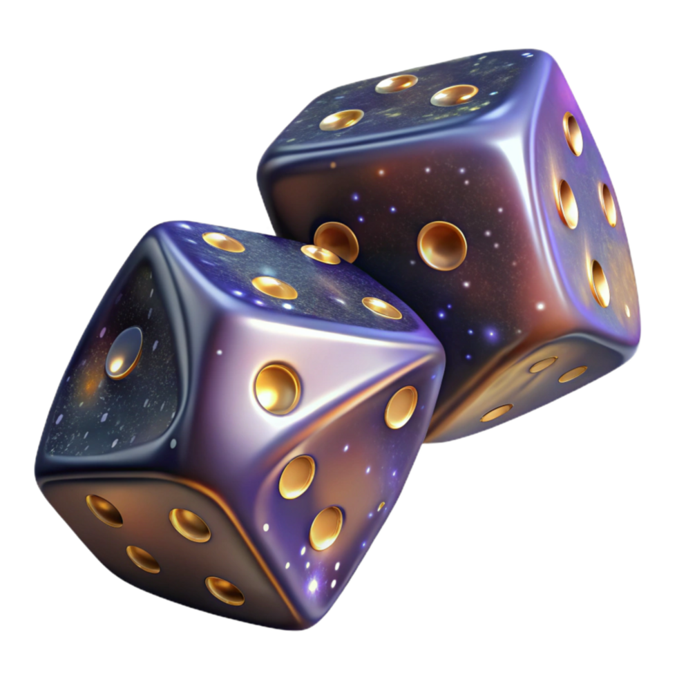 stunning classic Pair of Dice Showing Double Six Cutout original png