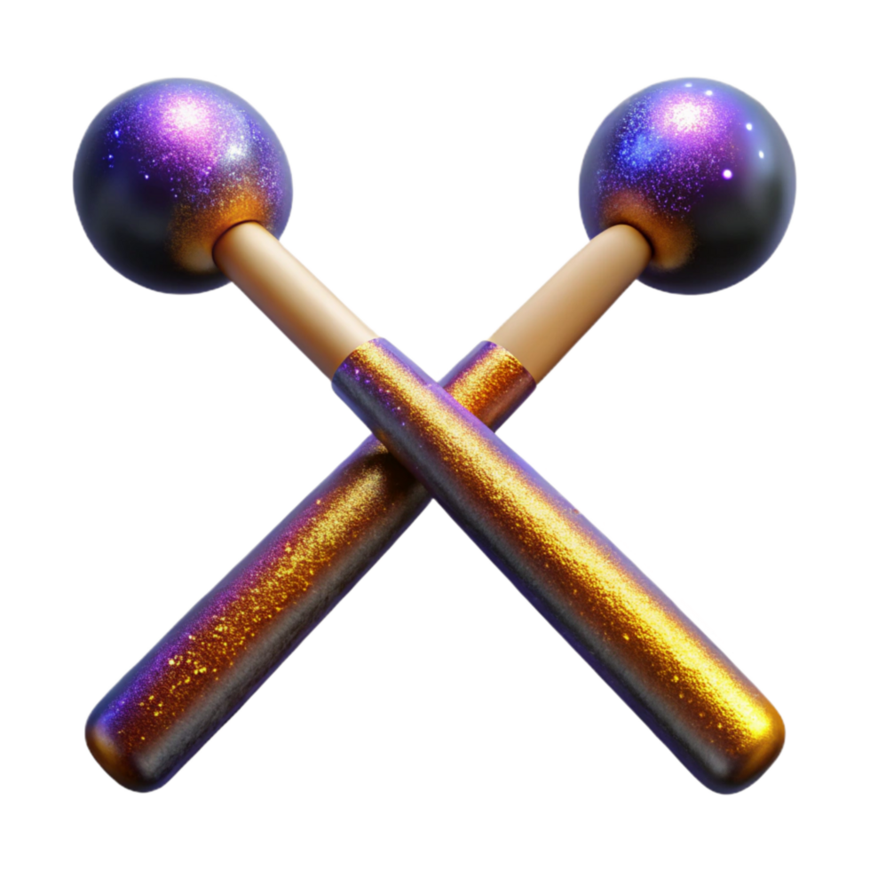 wonderful abstract Pair of Drumsticks Crossed Isolated Element authentic png