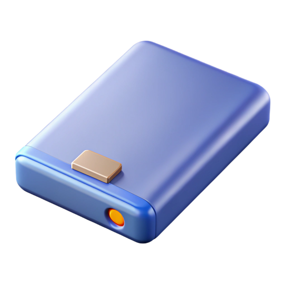 beautiful modern External hard drive, premium png