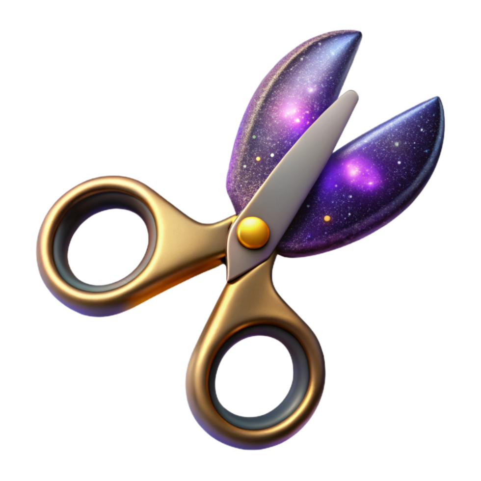extraordinary rustic Pair of Scissors Open Cutout png
