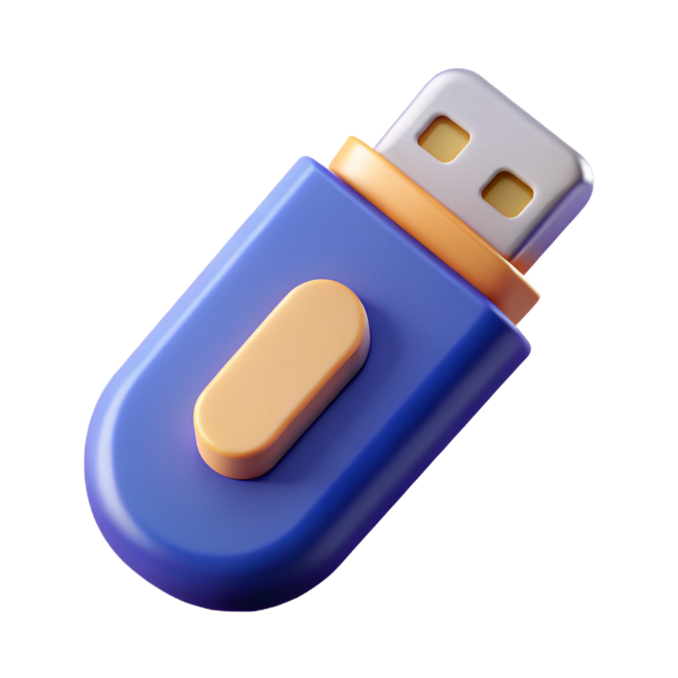 extraordinary creative USB flash drive with data transfer icon, genuine png