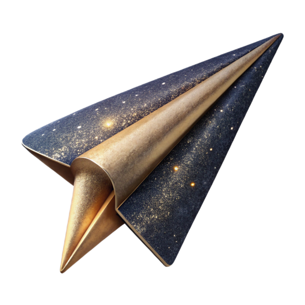 stunning vintage Paper Airplane Soaring Upward Transparent Background original png