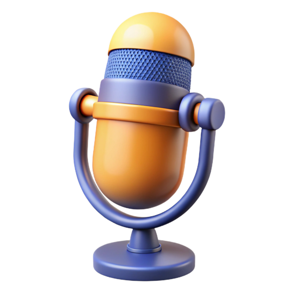 stunning rustic Condenser microphone, premium png