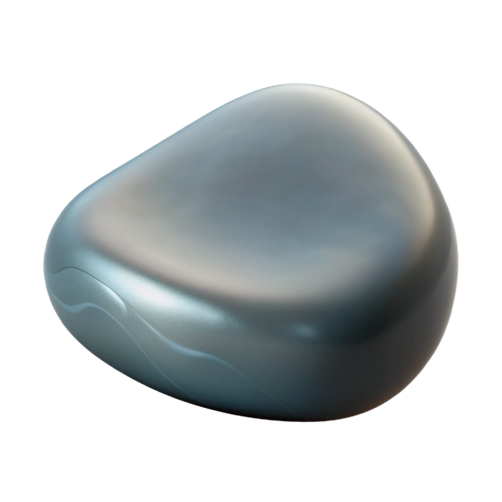 serene artistic Smooth river stone high resolution png