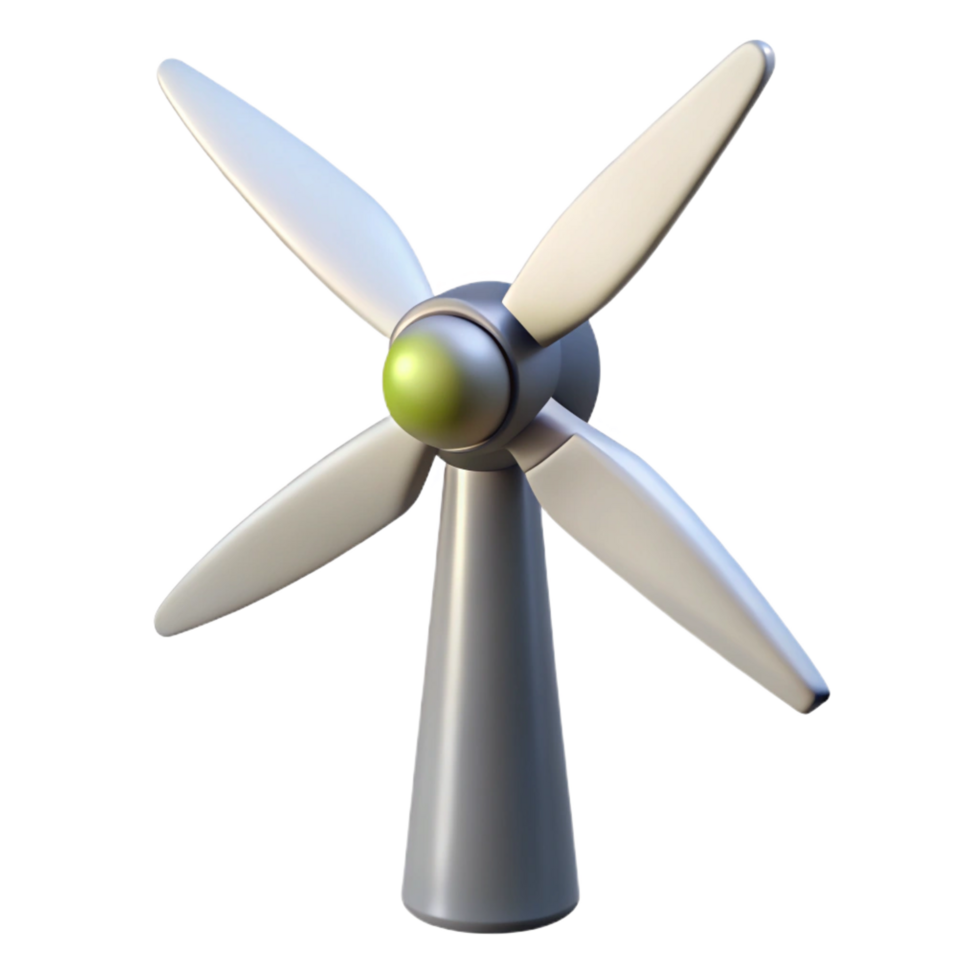 wonderful classic Wind turbine blade, 4K png