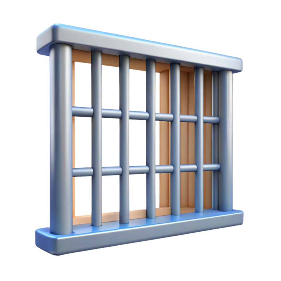dramatic rustic Security window bars, professional png