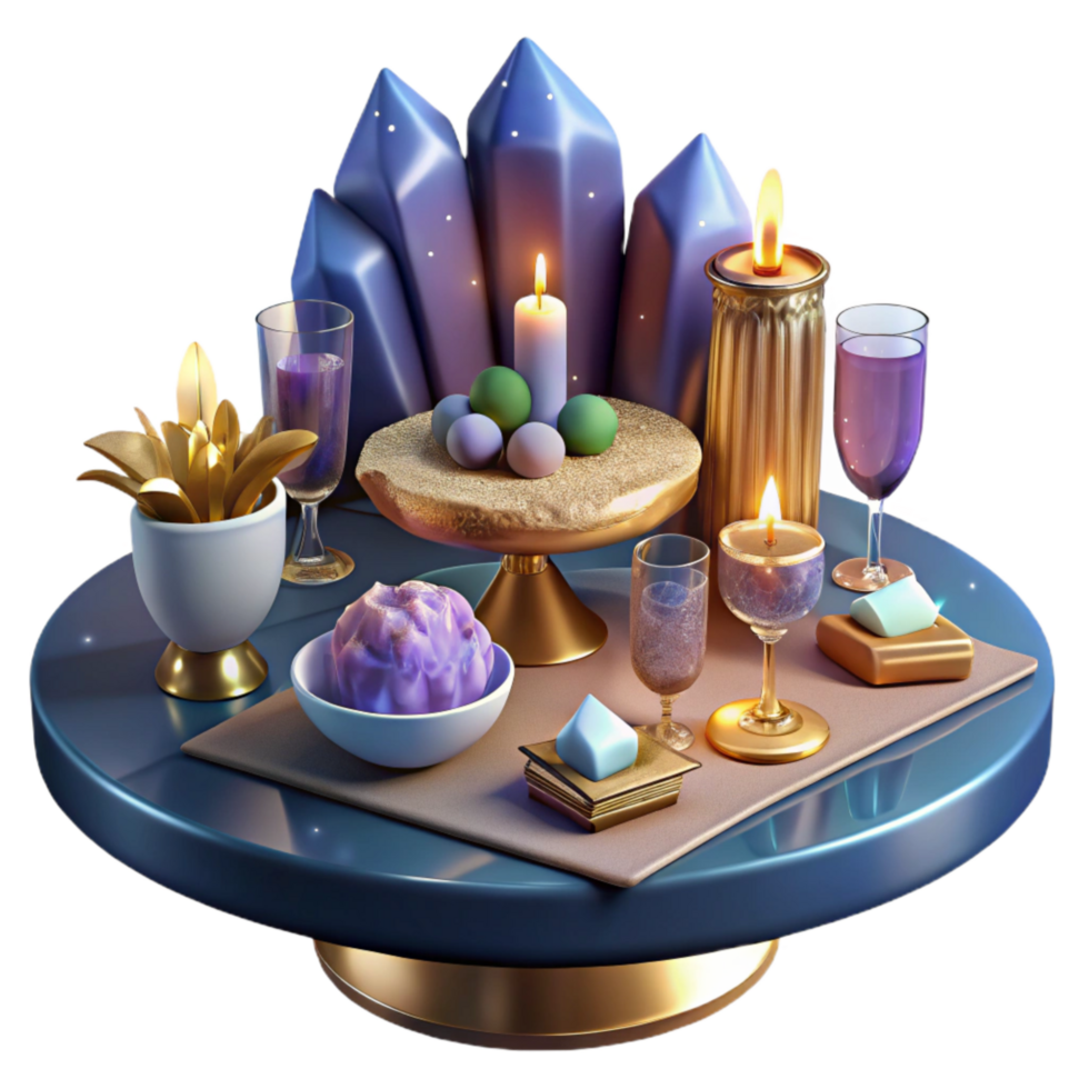 stunning traditional Party Table with Food and Drinks Transparent Background genuine png