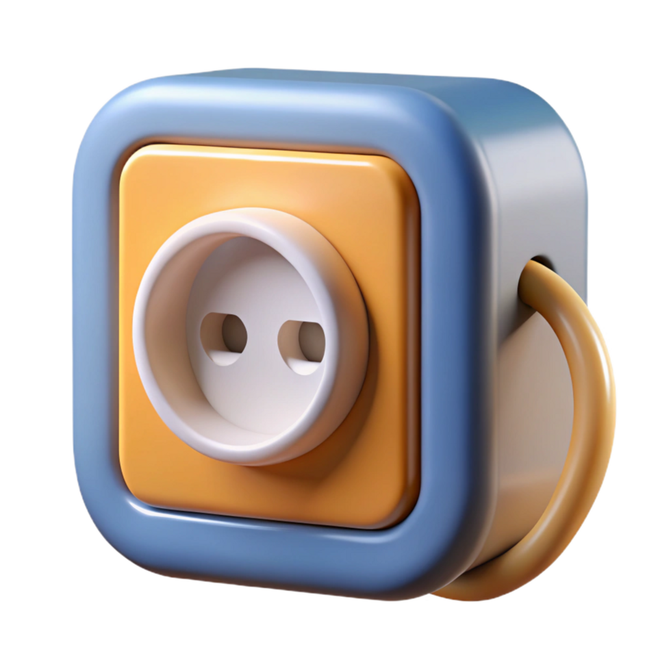 serene vintage Electrical outlet, high quality png