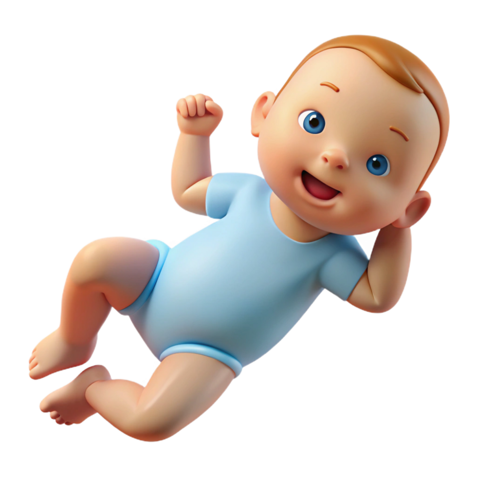 wonderful rustic Stretching newborn baby high resolution png