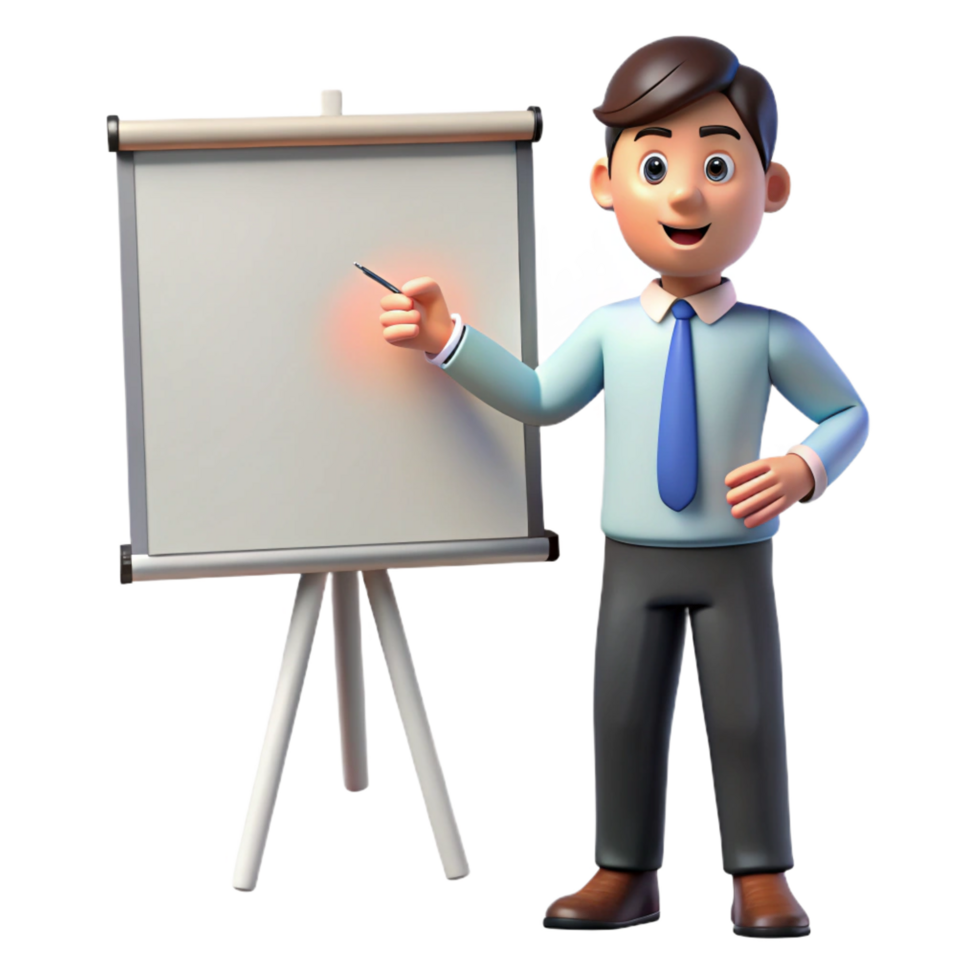 stunning classic Motivated student giving a presentation exclusive png
