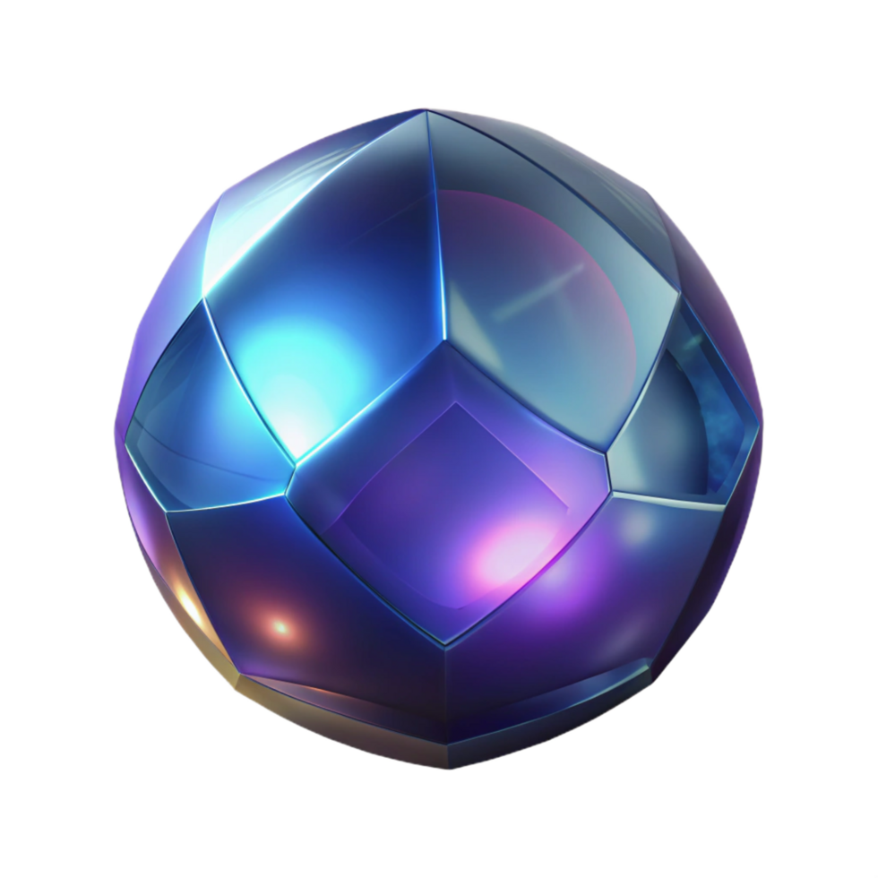 extraordinary modern A single, glowing crystal orb genuine png