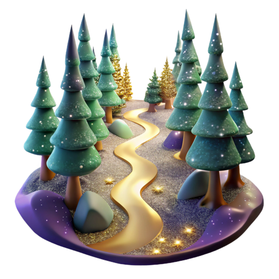 beautiful contemporary Path Through Pine Forest with Fresh Scent Transparent Cutout detailed png