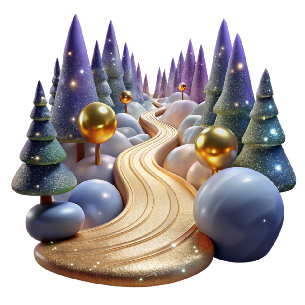 wonderful rustic Path Through Pine Forest with Fresh Scent Transparent Cutout high resolution png