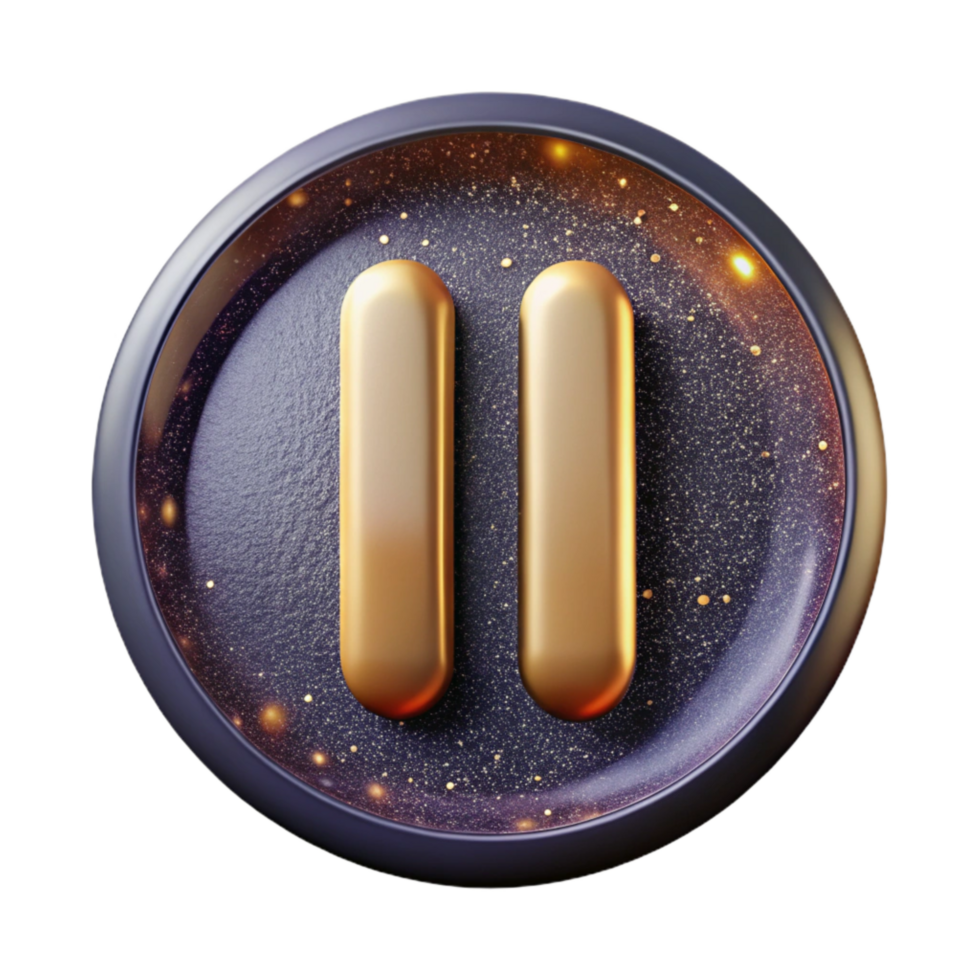 impressive contemporary Pause Icon Isolated with Two Vertical Lines exclusive png
