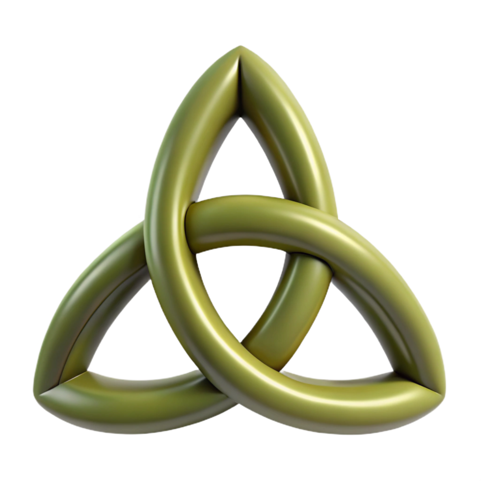 impressive rustic Triquetra, Celtic symbol, genuine png