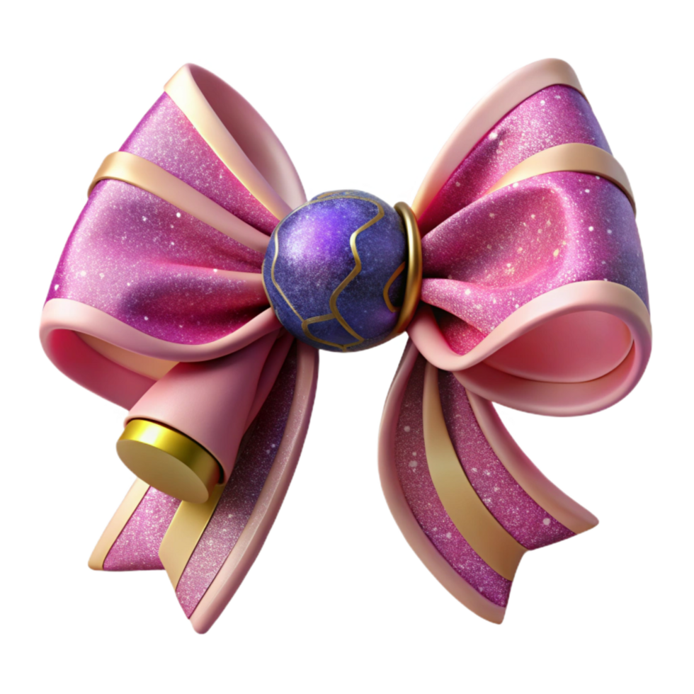 vibrant rustic Pink Ribbon Tied in a Bow Cutout exclusive png