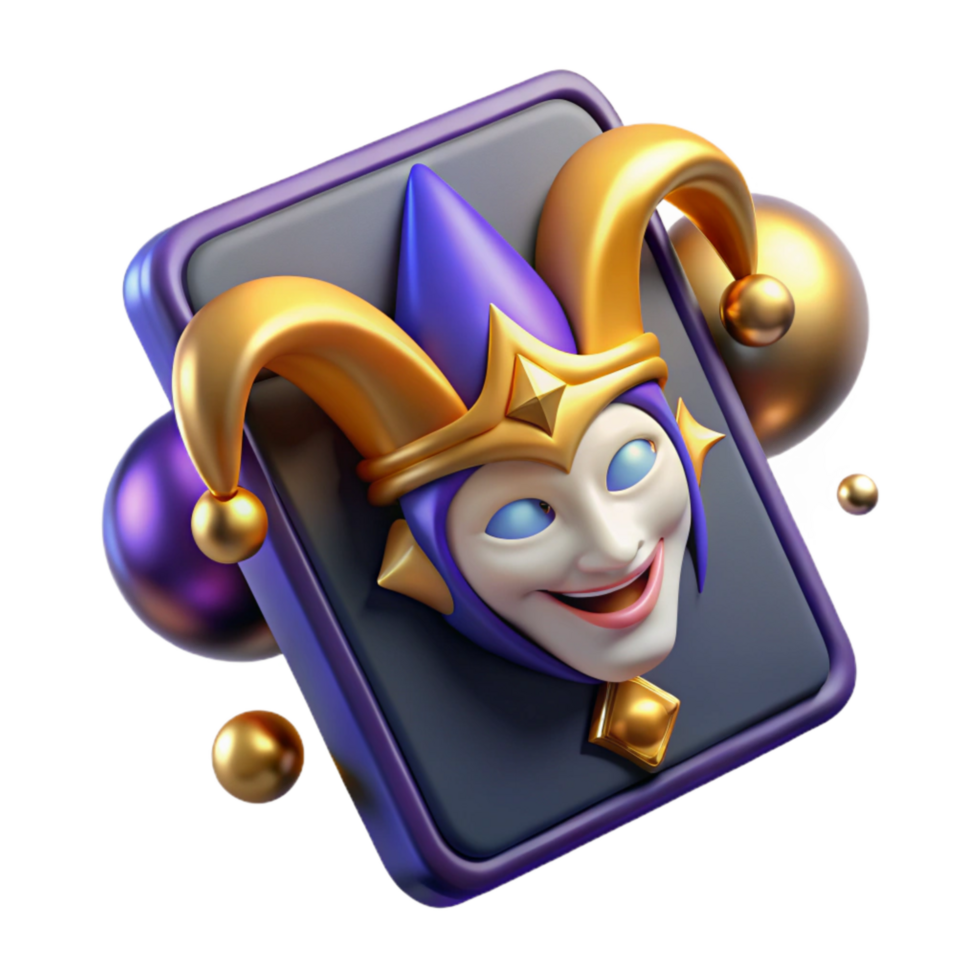 magnificent modern Playing Card Joker Unpredictability Symbol Transparent Background high resolution png