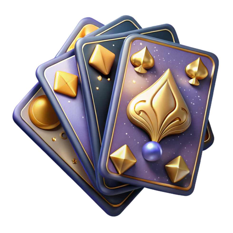 wonderful vintage Playing Cards Fanned Out Cutout professional png