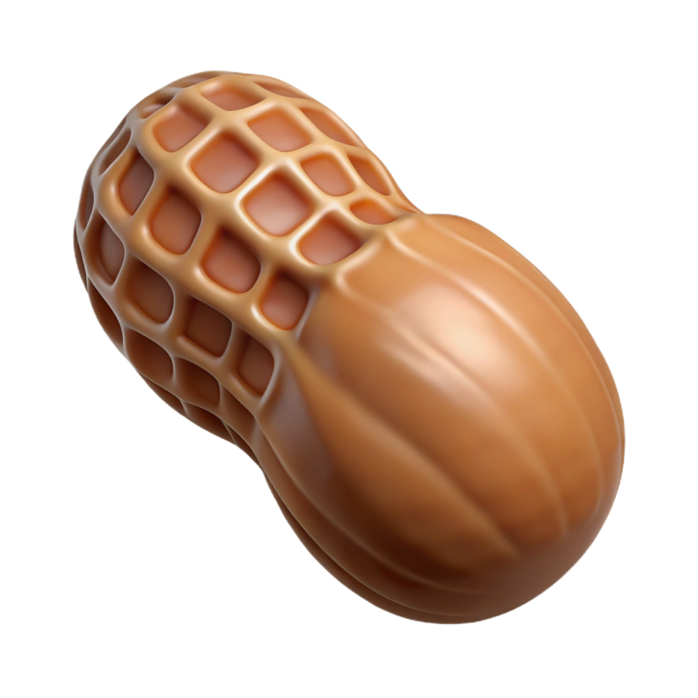 vibrant traditional Brown peanut in shell 4K png