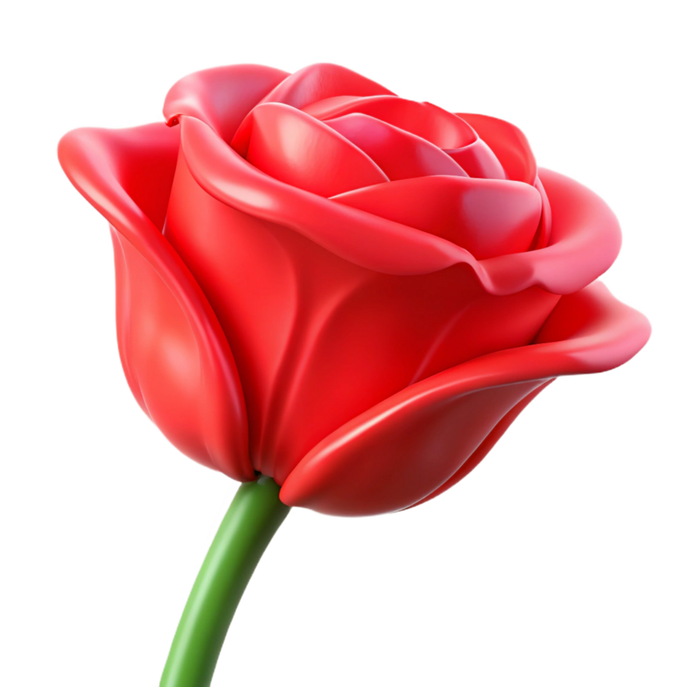 extraordinary creative Single petal from red rose authentic png