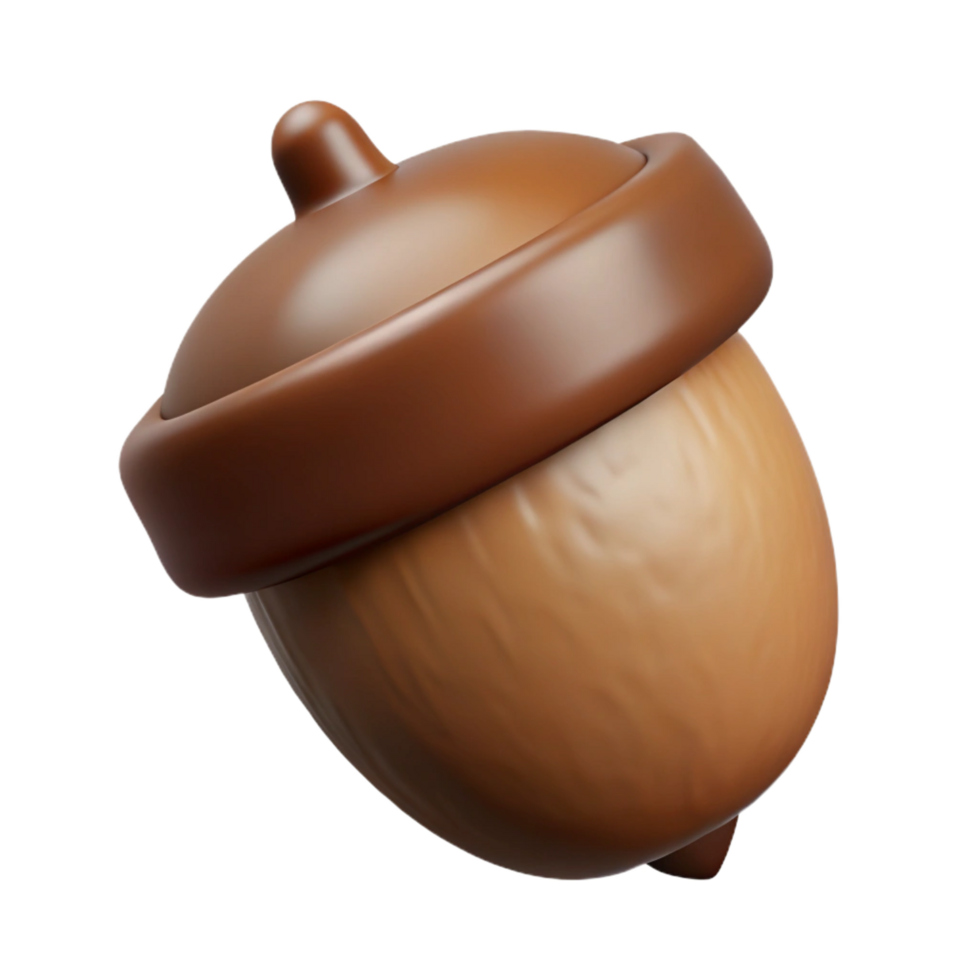impressive rustic Brown acorn cap professional png