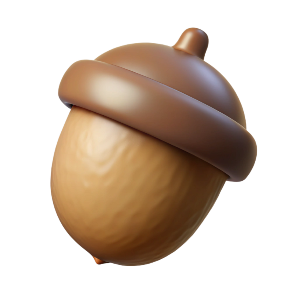 dramatic abstract Brown acorn cap professional png