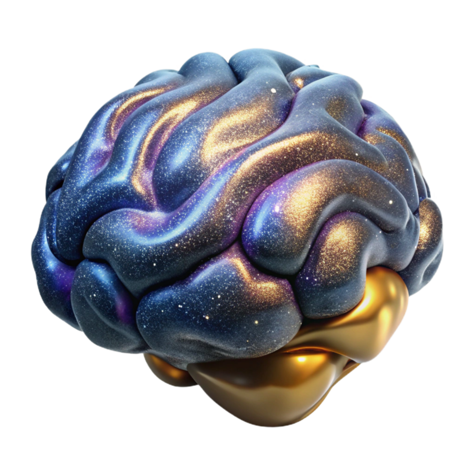 wonderful contemporary Realistic Brain Top View Isolated high quality png