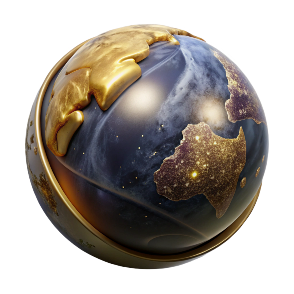 wonderful traditional Realistic Earth Globe Rotating Animation Isolated original png