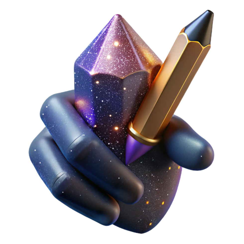 extraordinary modern Realistic Hand Holding a Pencil Cutout original png