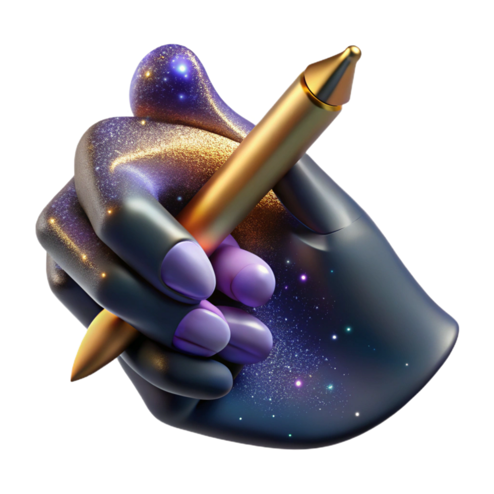 extraordinary contemporary Realistic Hand Holding a Pencil Cutout premium png
