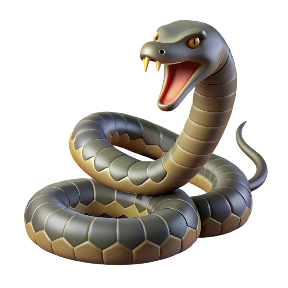 extraordinary contemporary A hissing rattlesnake, tail rattling authentic png