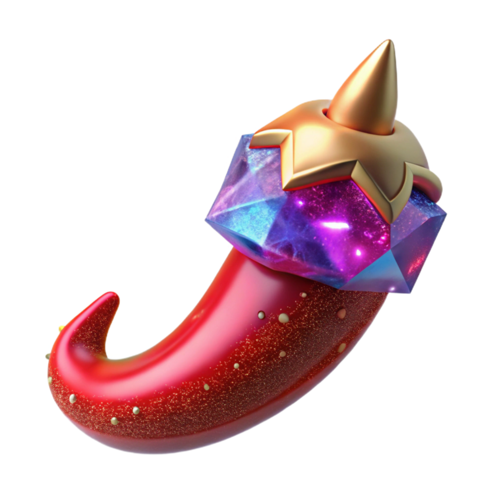 dramatic traditional Red Chili Pepper Whole and Sliced Cutout authentic png