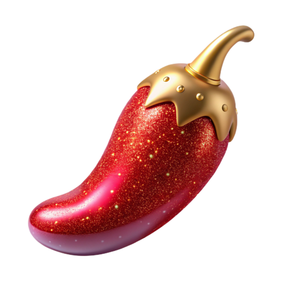 wonderful contemporary Red Chili Pepper Whole and Sliced Cutout high quality png
