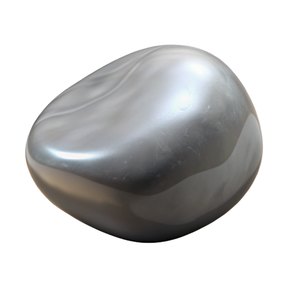 impressive creative Smooth grey river stone authentic png