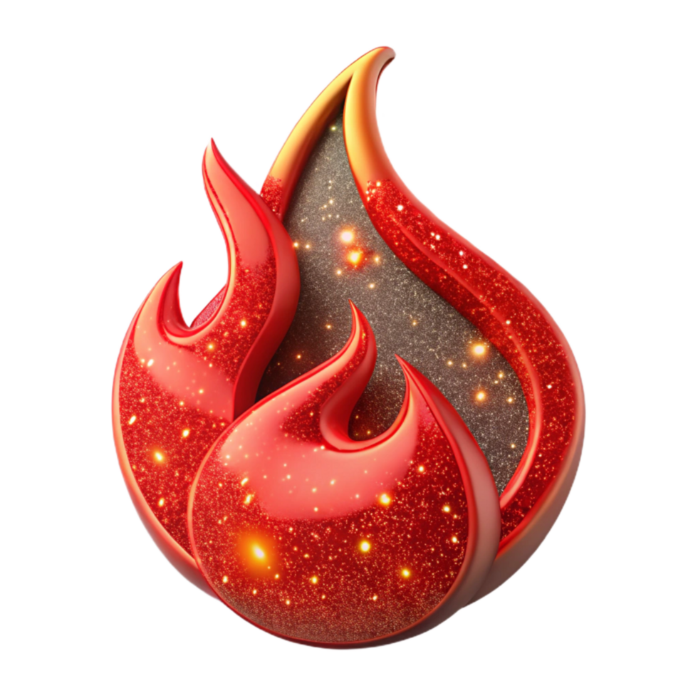 impressive contemporary Red Fire Flame Icon Cutout Element high quality png