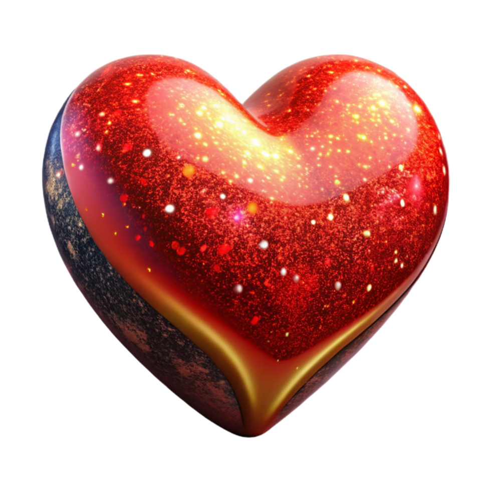 beautiful contemporary Red Heart Shape Love Symbol Isolated Element original png
