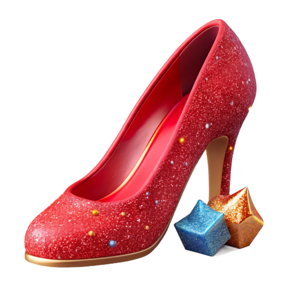 beautiful abstract Red High Heels Side Angle Cutout with Stiletto Heel exclusive png