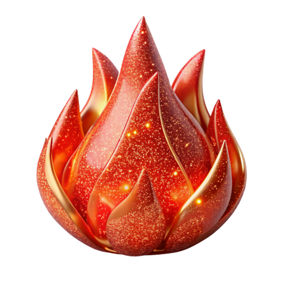 vibrant traditional Red Hot Flame Texture Transparent Background high resolution png