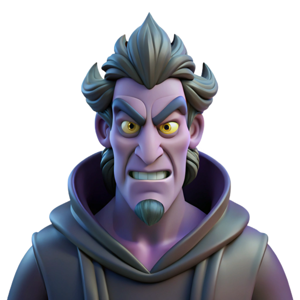 magnificent rustic Hades, God of the Underworld, somber expression, professional png