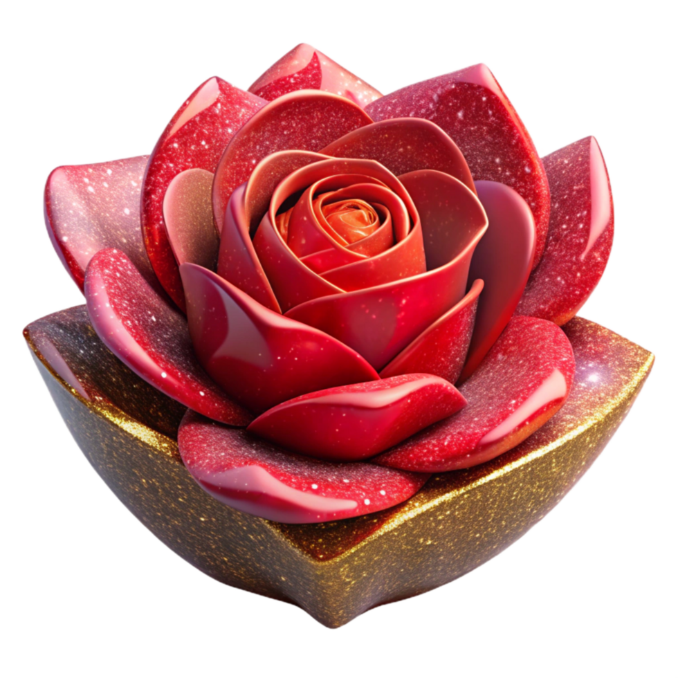 extraordinary traditional Red Rose Blossom Side View Cutout Transparent Background high resolution png