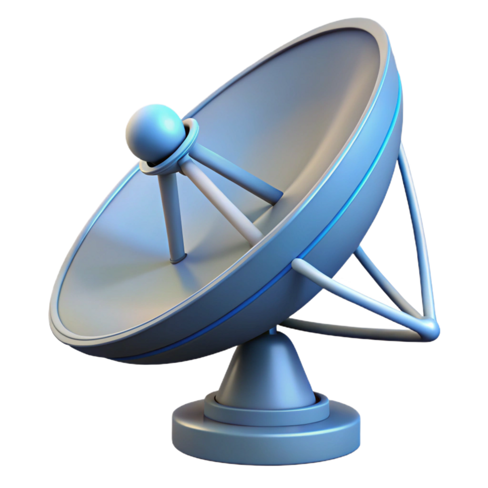 vibrant vintage Satellite dish genuine png