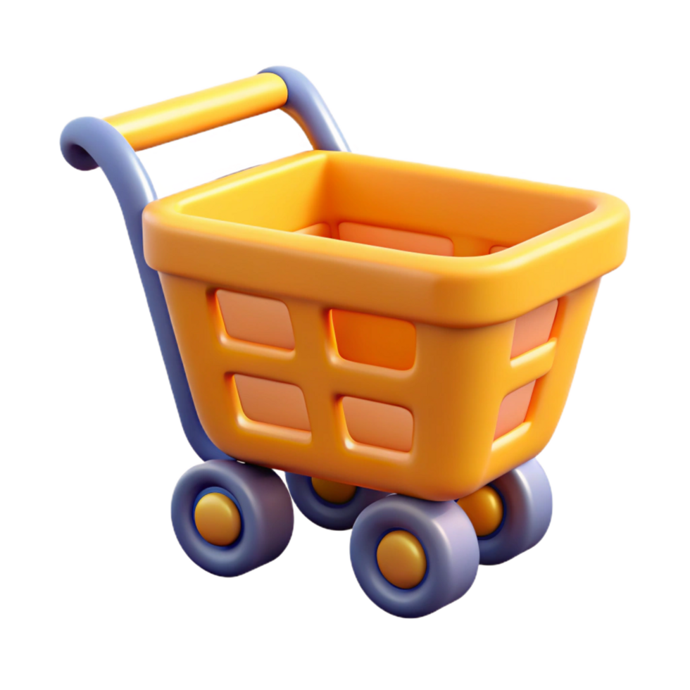 wonderful minimalist E-commerce shopping cart icon genuine png