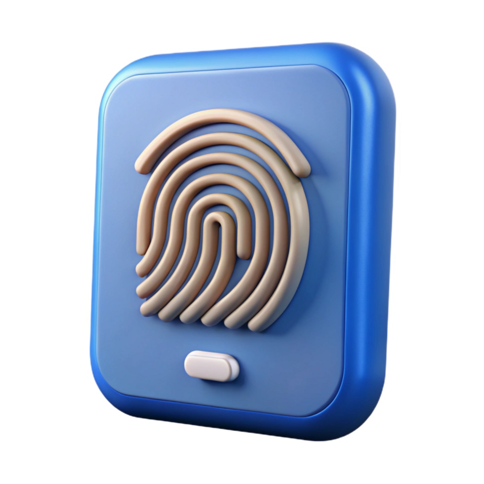 extraordinary creative Biometric fingerprint scanner original png