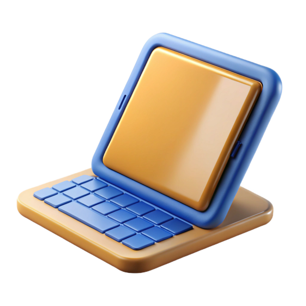 sereno tradicional tábua computador com teclado caso profissional png