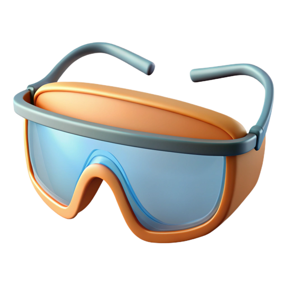 stunning minimalist Safety glasses 4K png