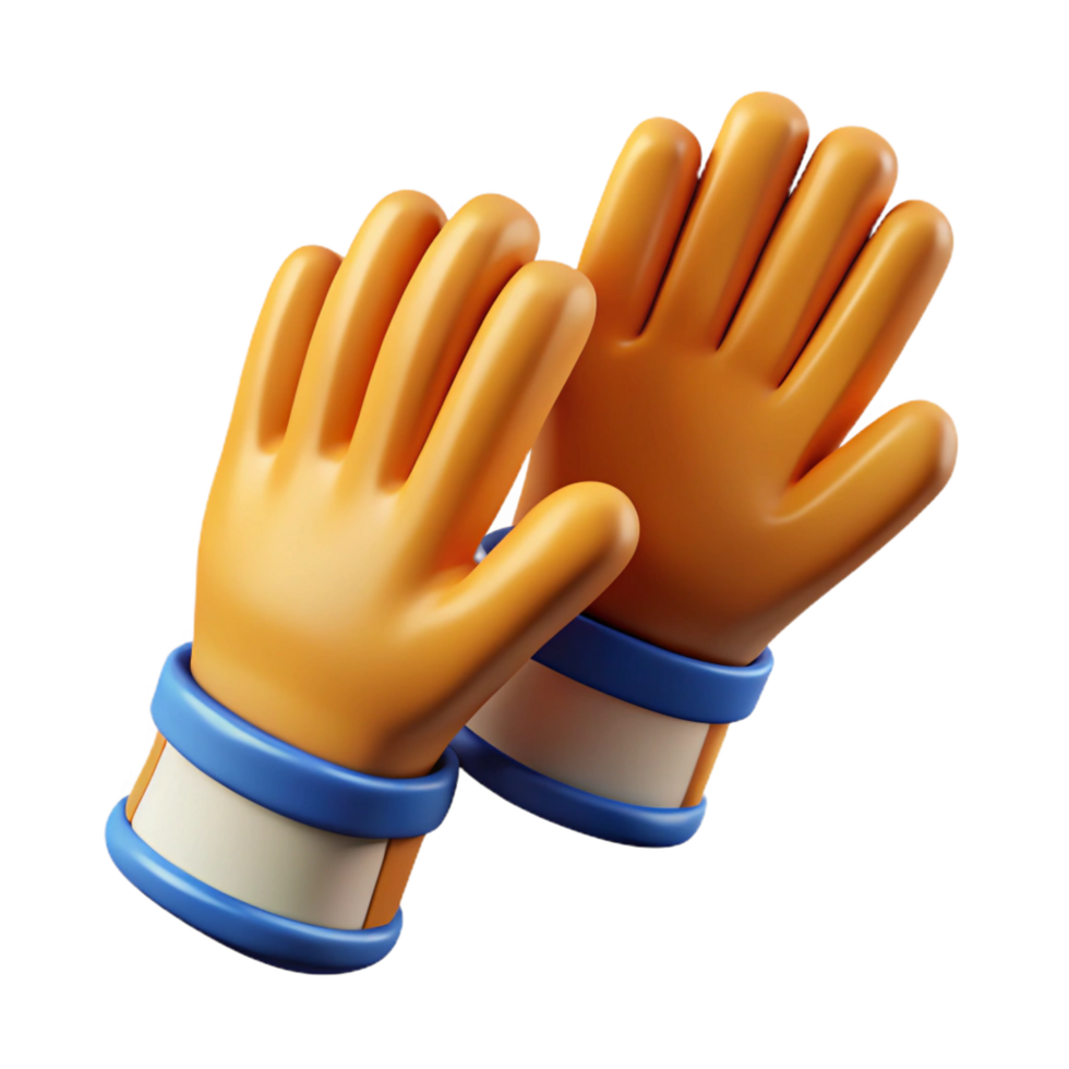 beautiful artistic Work gloves genuine png