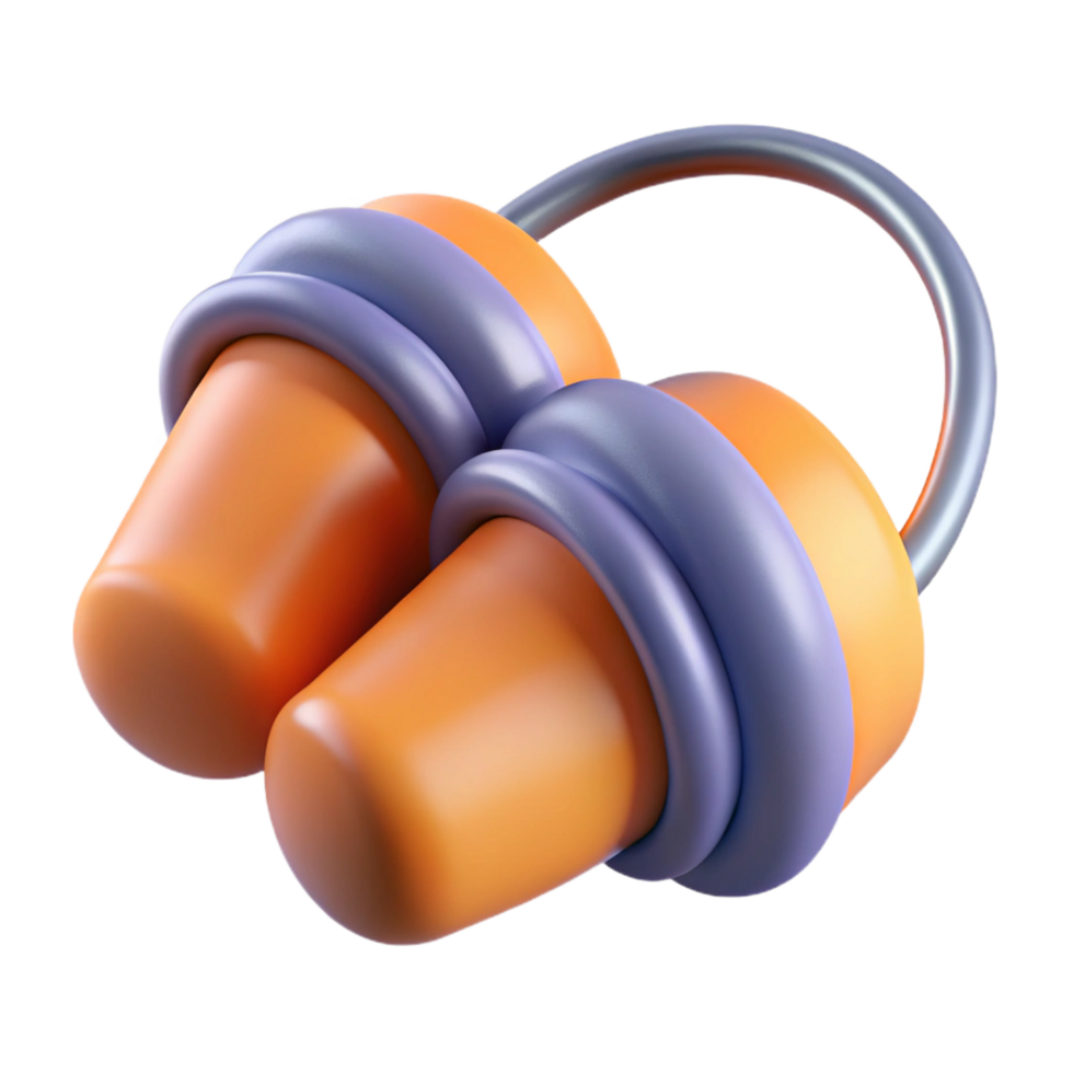 serene modern Ear plugs original png