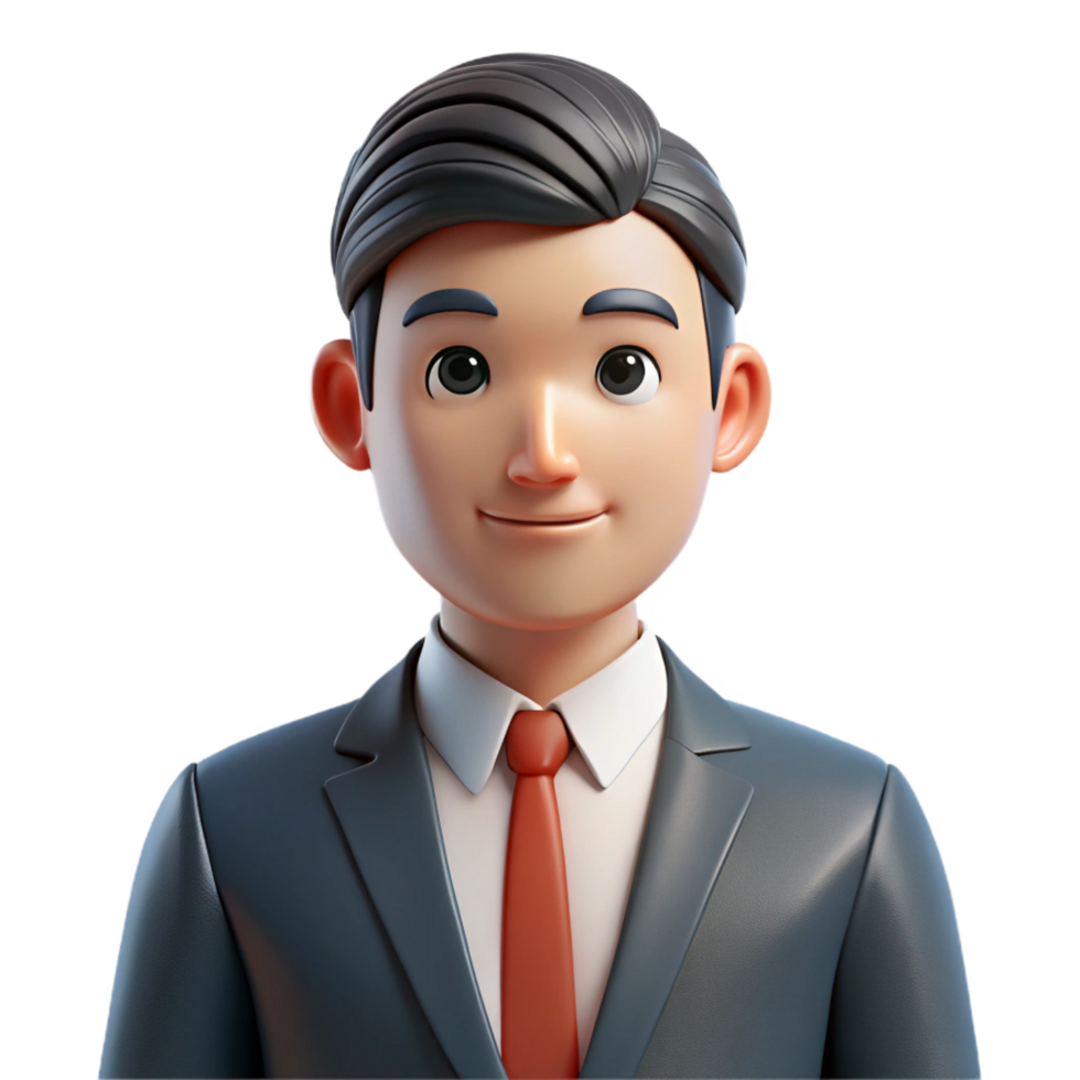 stunning rustic Serious businessman in suit, corporate portrait, original png