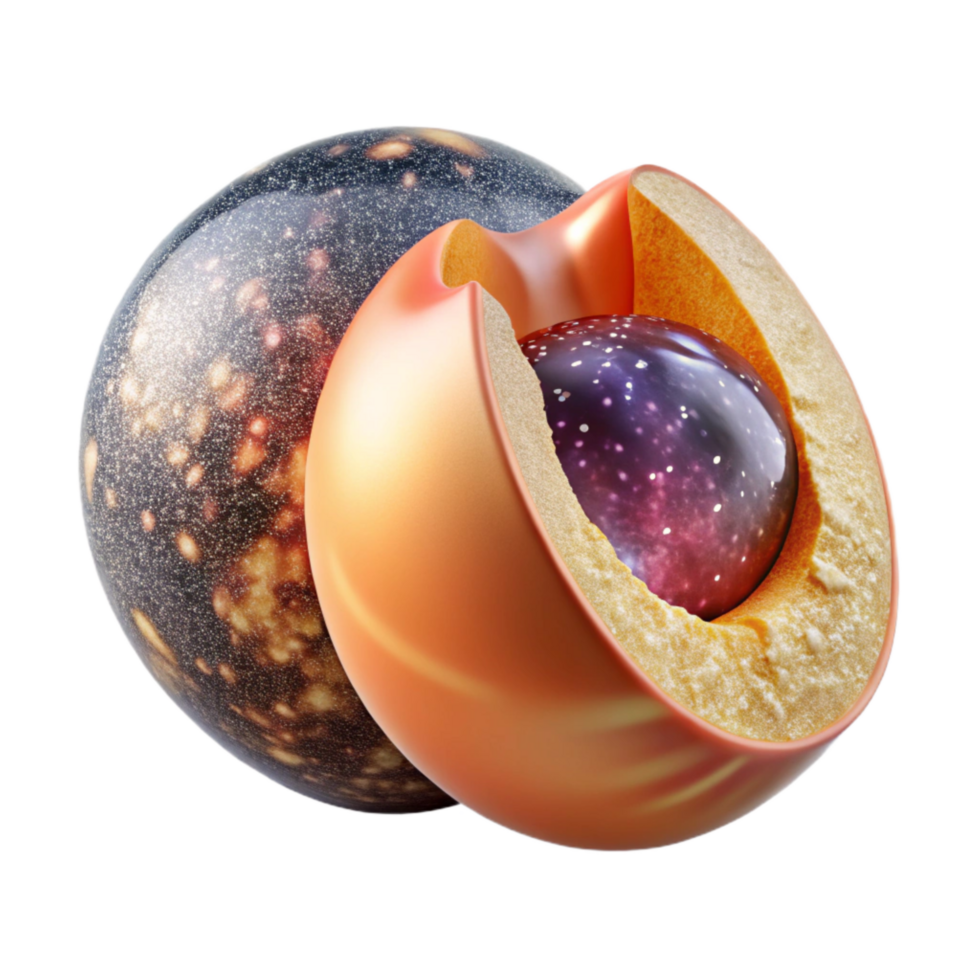 stunning traditional Ripe Peach Sliced in Half Transparent Background exclusive png